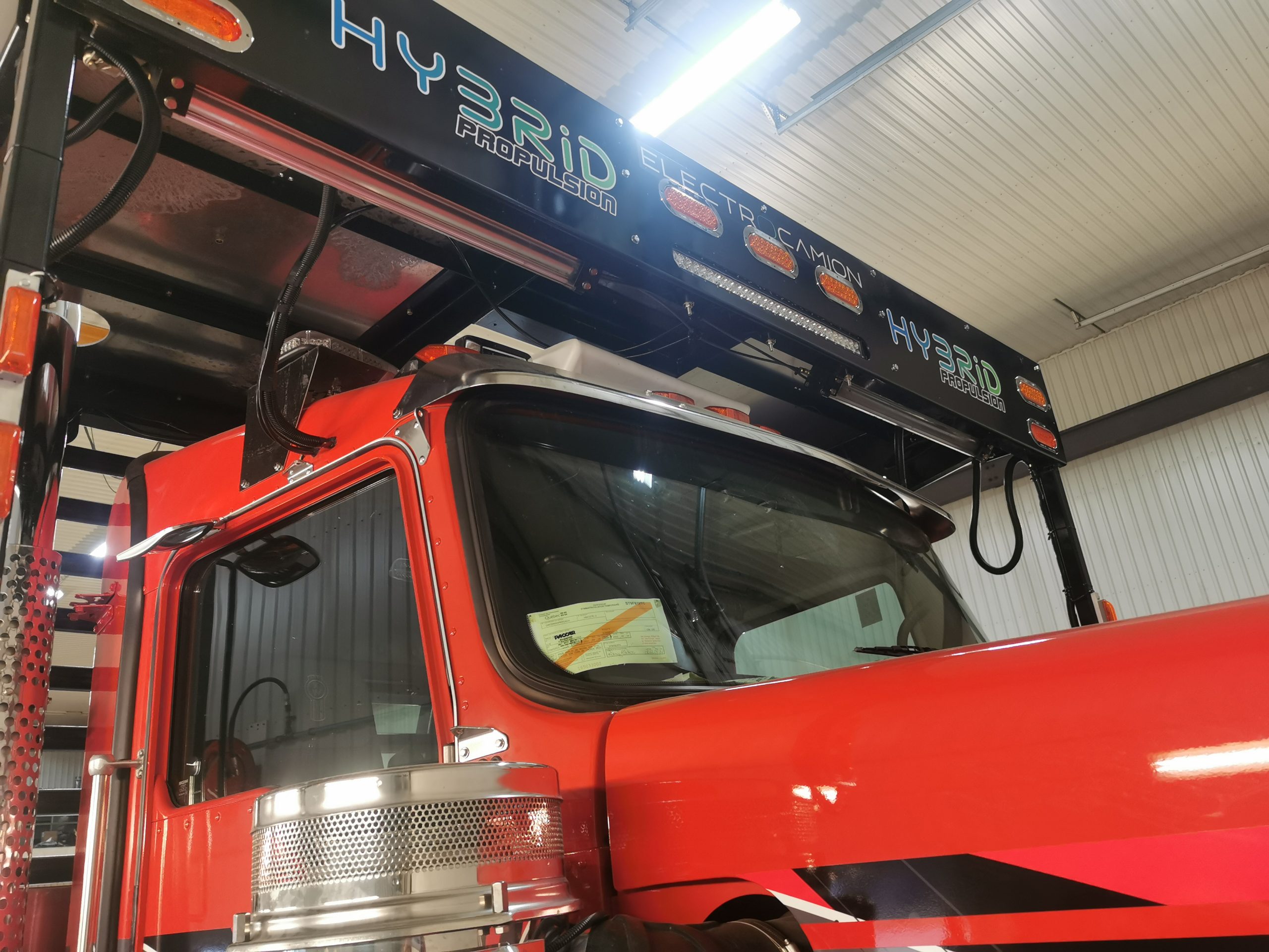 Électrification des transports  Un premier camion de pompiers